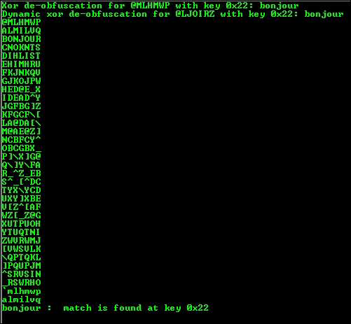 Encoding/decoding – XOR Deobfuscation