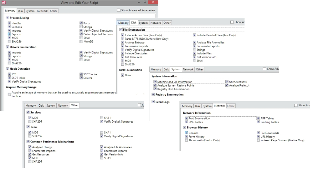Redline – malware memory forensics
