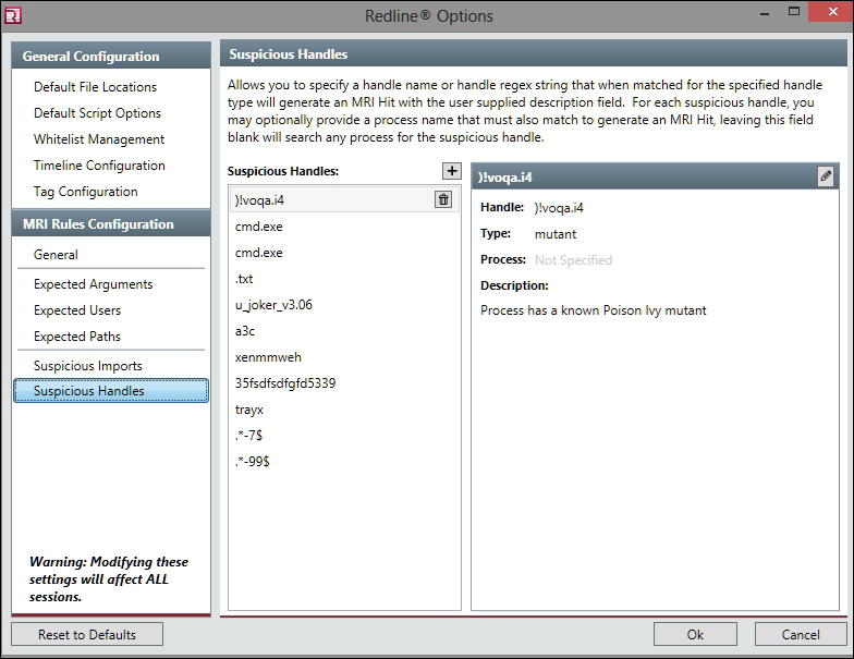 Redline – malware memory forensics