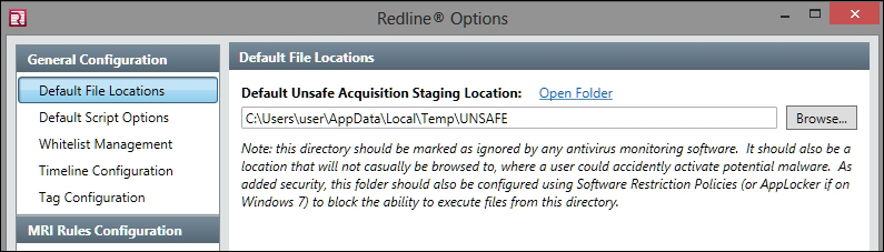 Redline – malware memory forensics