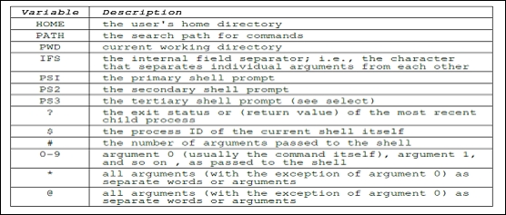 Working with environment variables