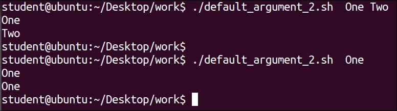 Understanding default parameters