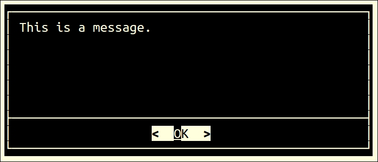 Creating a message box (msgbox)