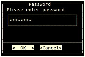 A password box