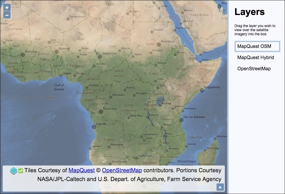 Managing the map's stack layers