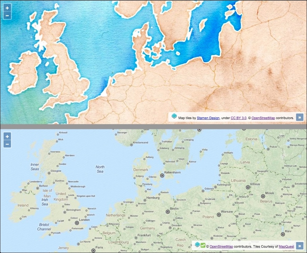 Buffering the layer data to improve map navigation