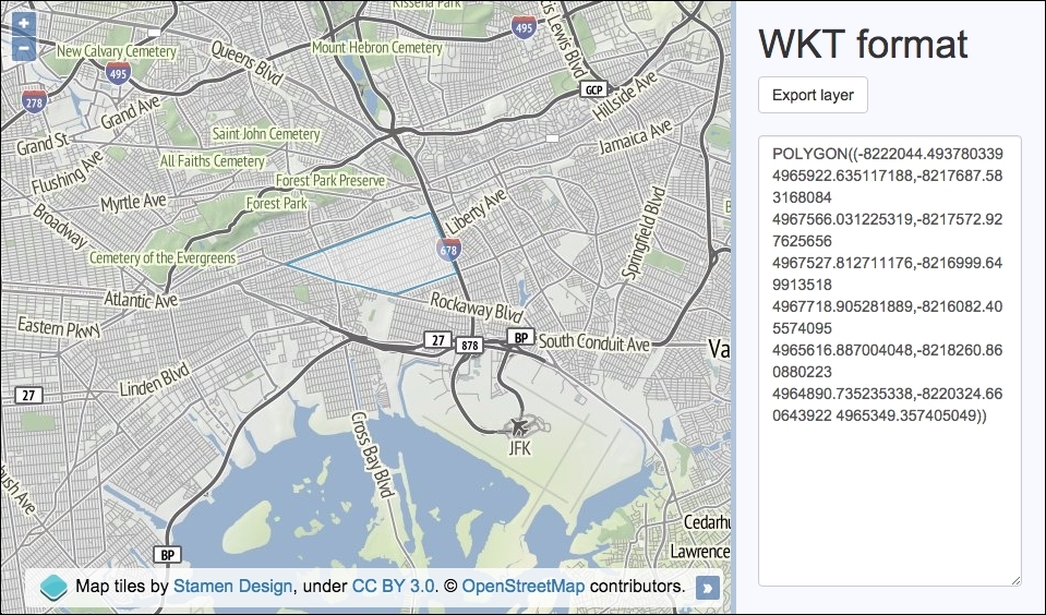 Reading and creating features from a WKT
