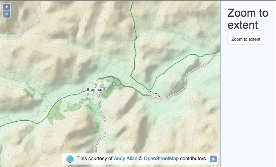 Zooming to the extent of a layer