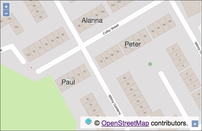 Adding text labels to geometry points