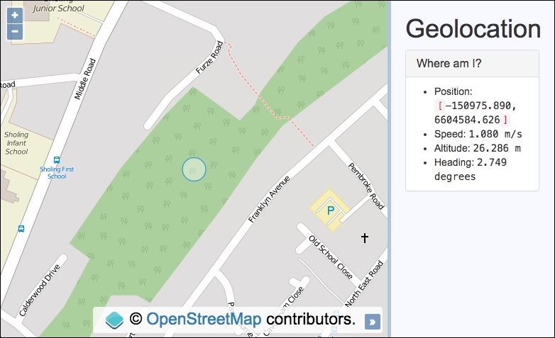 Working with geolocation