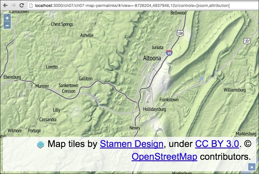 Making use of map permalinks