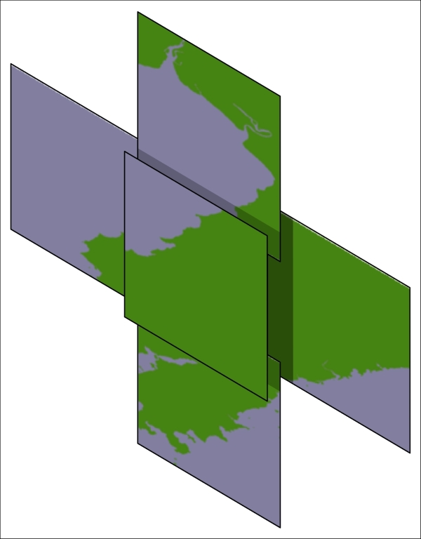 Using the tiled shorelines