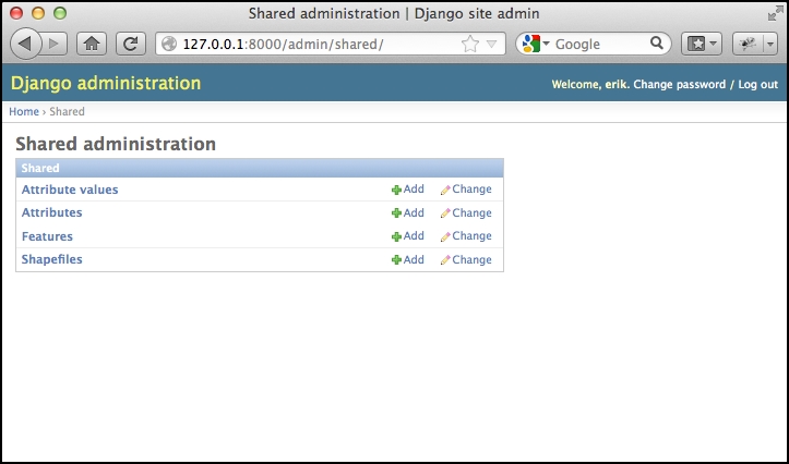 Playing with the admin system