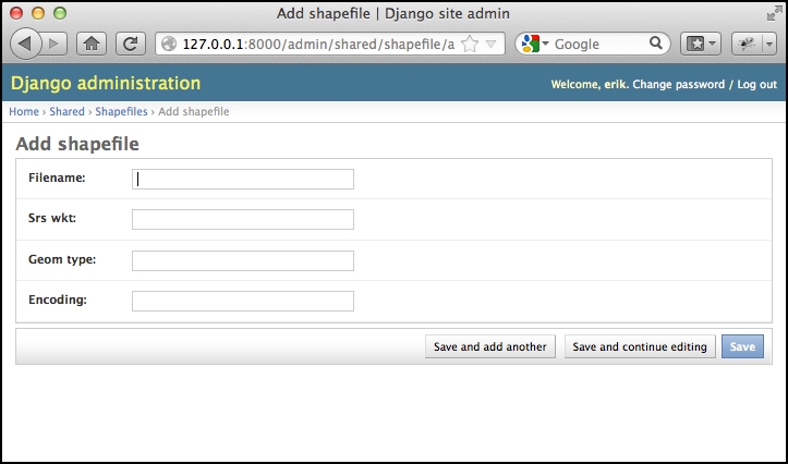 Playing with the admin system