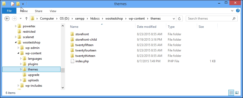 Creating a Child theme