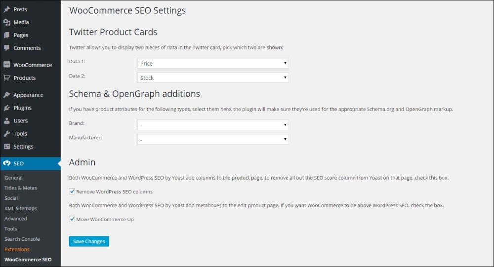WooCommerce and the Yoast SEO plugin