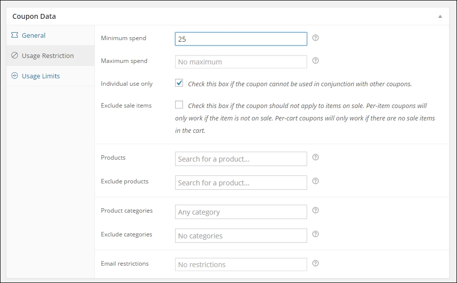 Using discount coupons