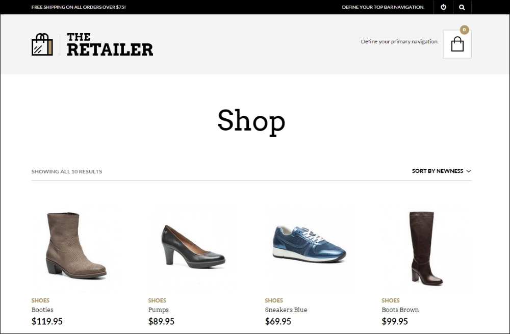 Installing a WooCommerce theme