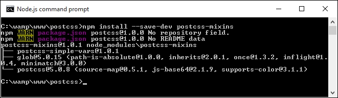 Adding variable support to PostCSS