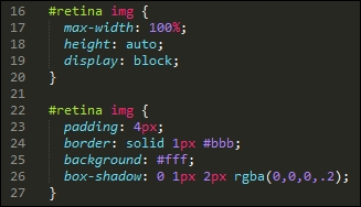 Implementing responsive capabilities to images