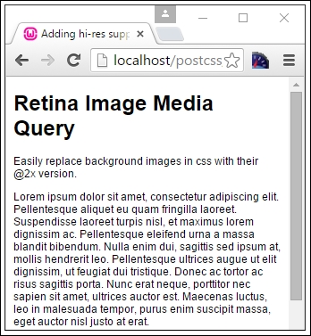 Adding responsive text support