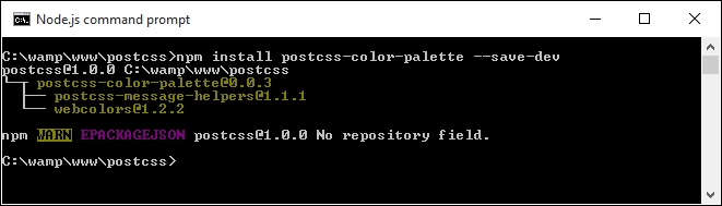 Displaying and mixing colors using palettes