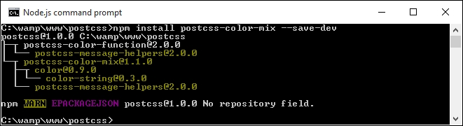 Displaying and mixing colors using palettes
