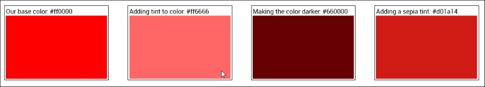 Creating colors with PostCSS filters