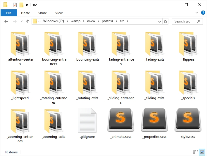 Creating an animated gallery
