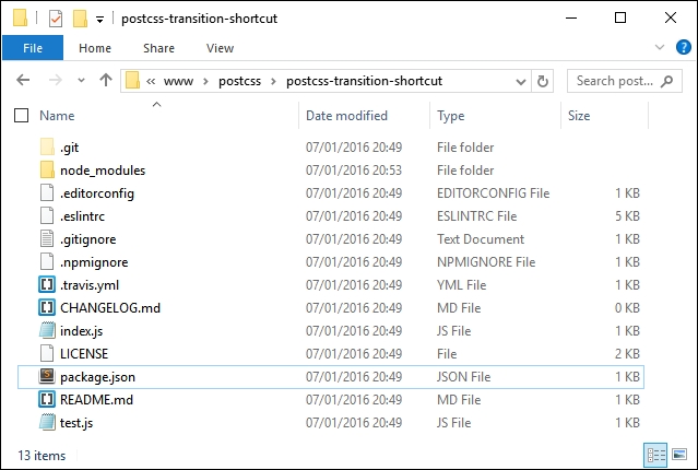 Creating an transition plugin