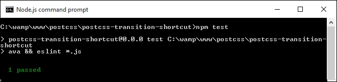 Creating a test for our plugin