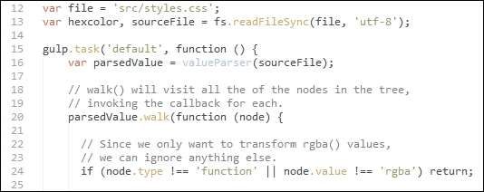 Highlighting our syntax code