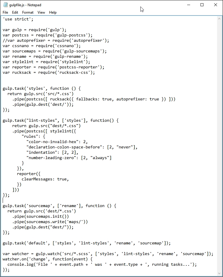 Task '<name of task>' is not in your gulpfile