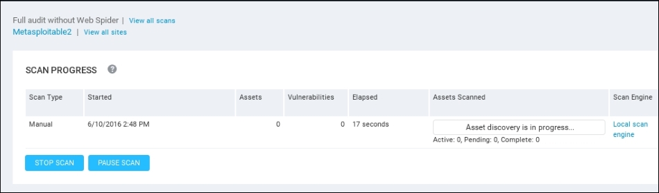 Using the NeXpose community