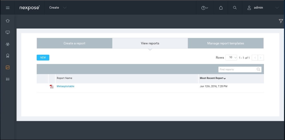 Using the NeXpose community
