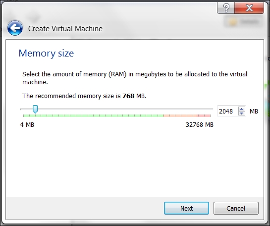 Installing Kali on a virtual machine from the ISO image