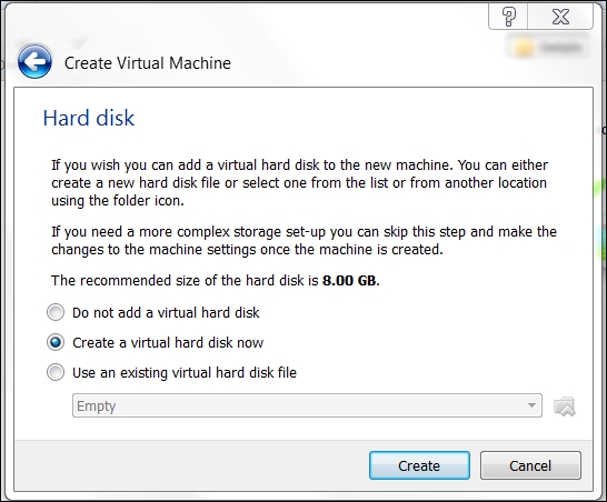 Installing Kali on a virtual machine from the ISO image