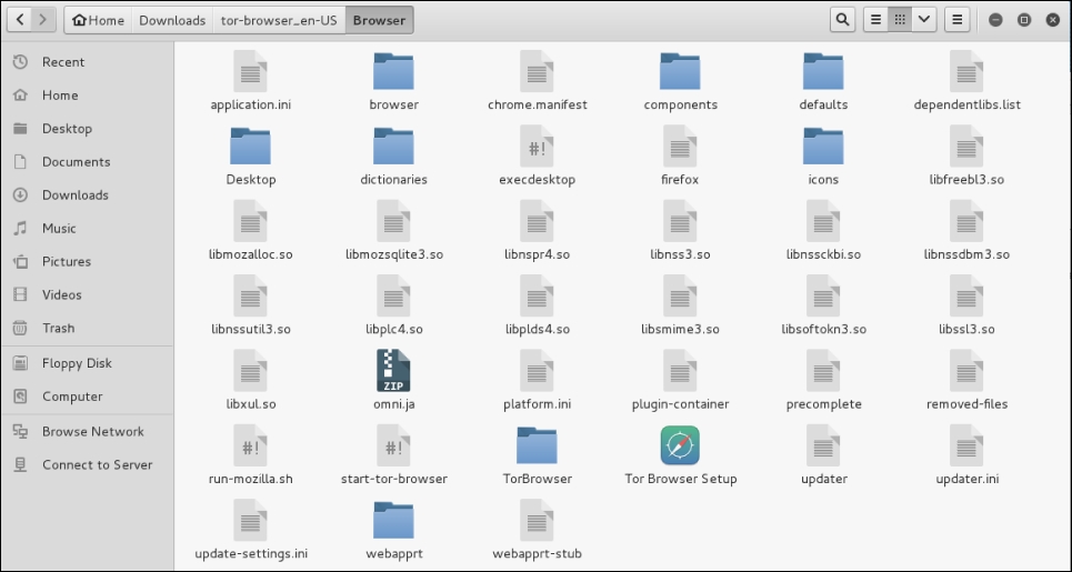 Installing the TOR Browser