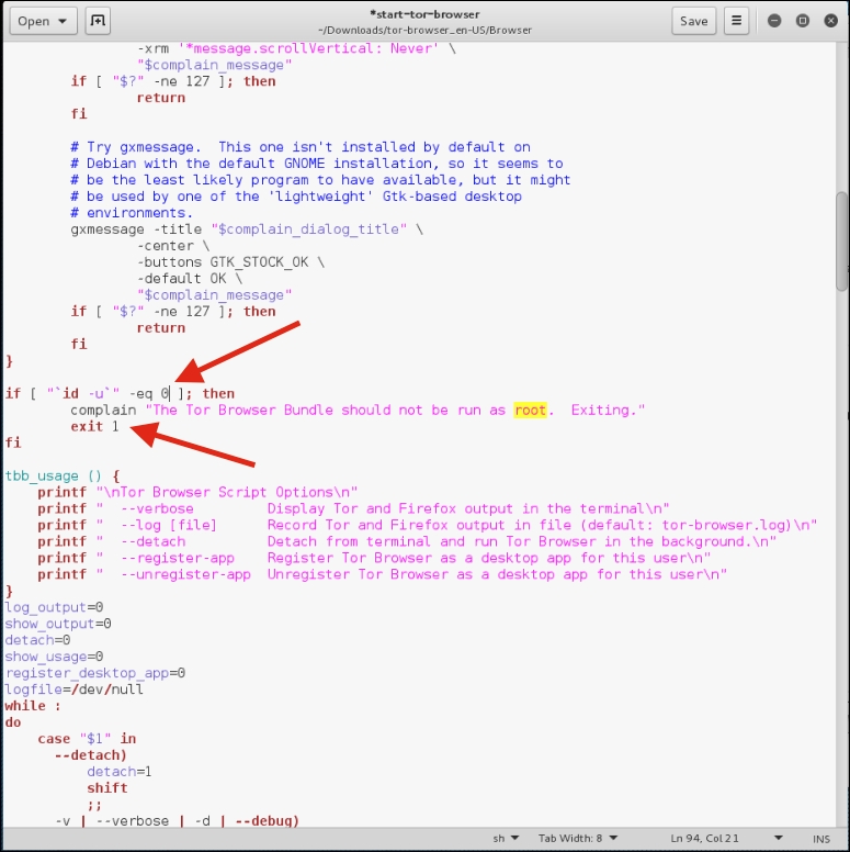 Installing the TOR Browser