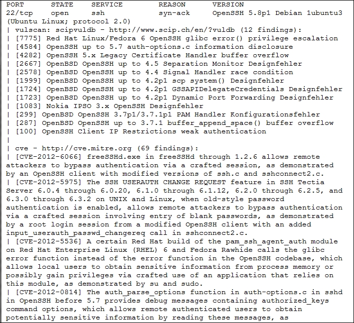 The Nmap scripting engine