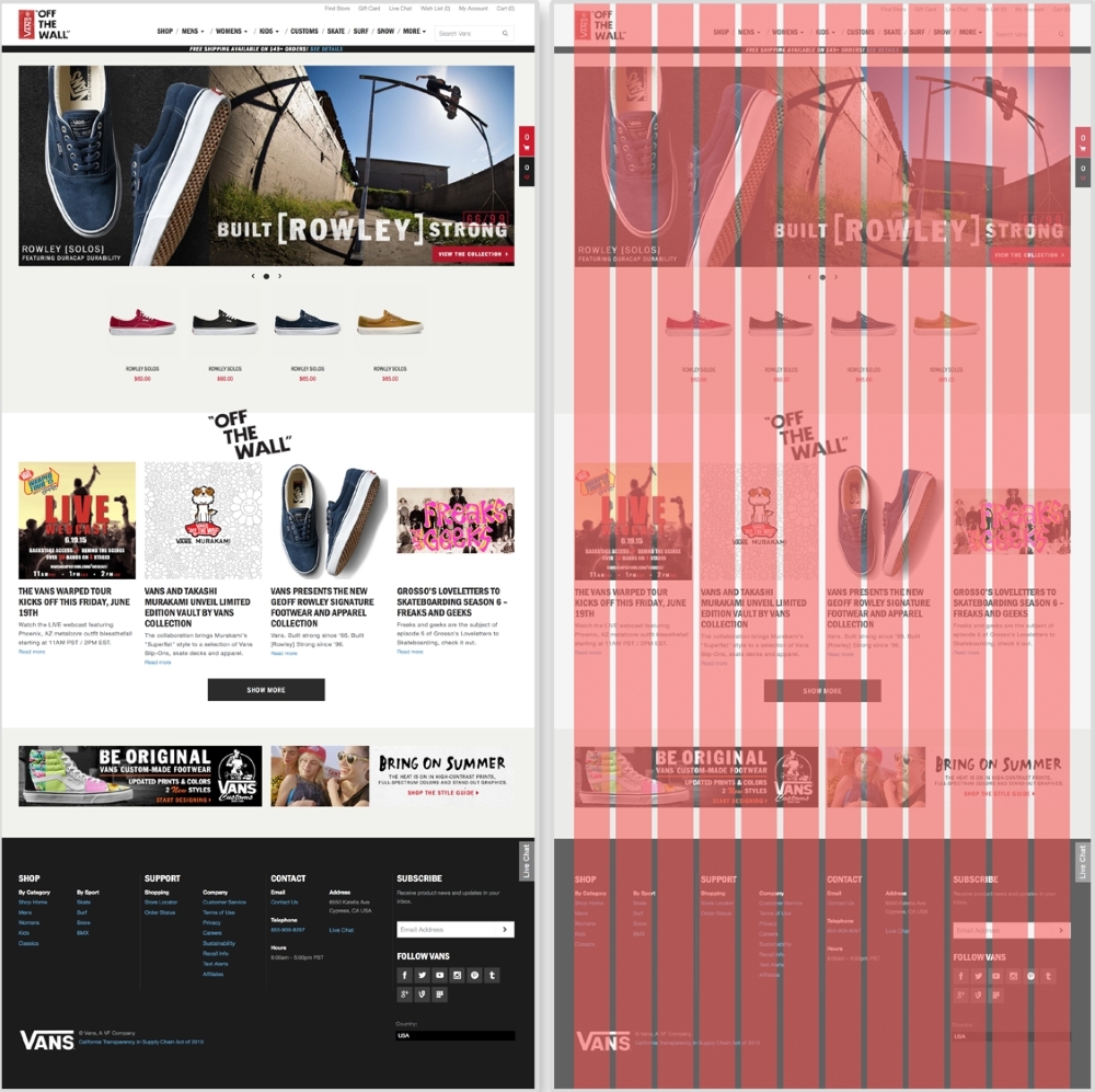 Starting with a grid system