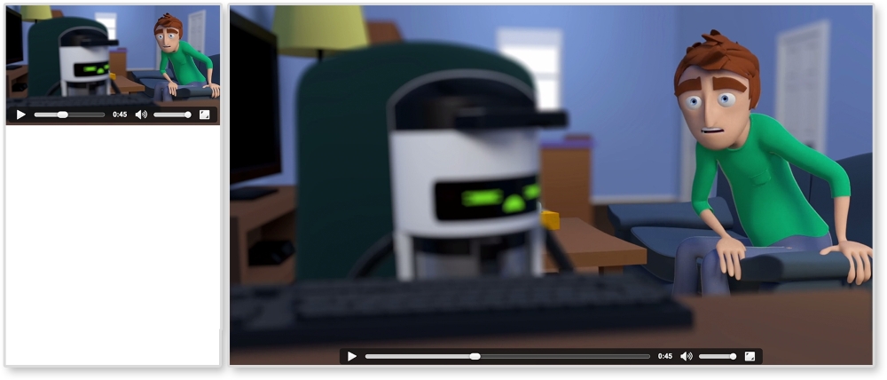 Responsive HTML5 videos