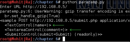 Tampering with the client-side parameter with Python