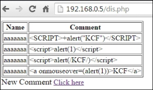 Nonpersistent or reflected XSS