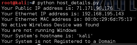 Your first assessor script