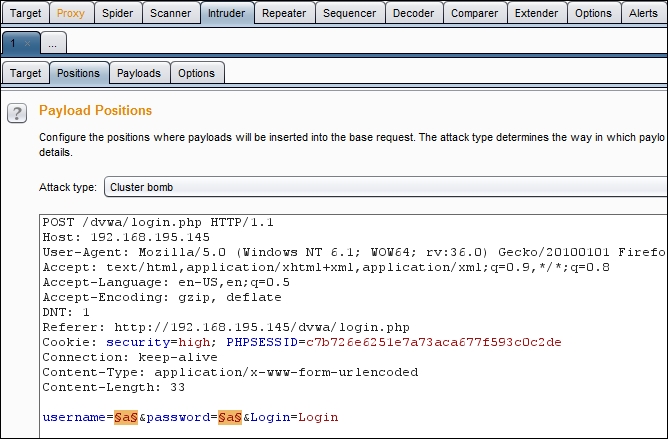 Credential attacks with Burp Suite