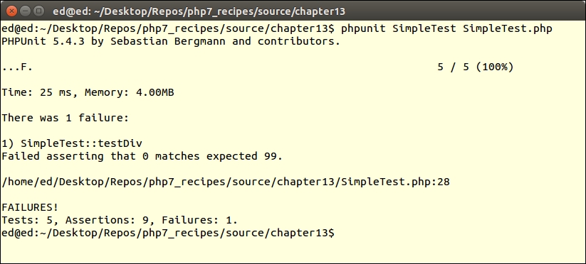 Running simple tests