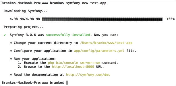 Creating a blank project