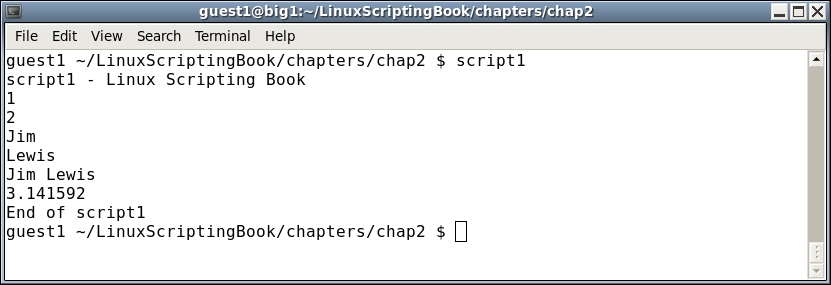 Chapter 2 - Script 1
